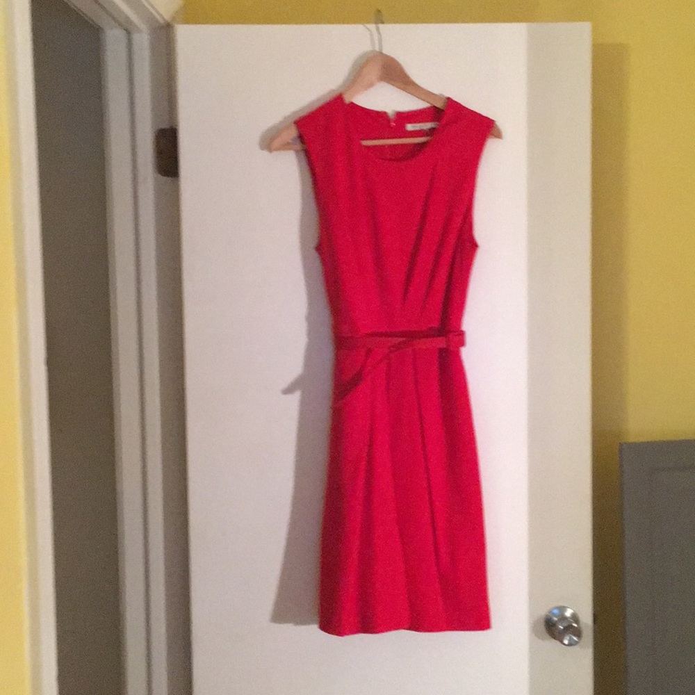 Trina Turk red professional A-Line dress